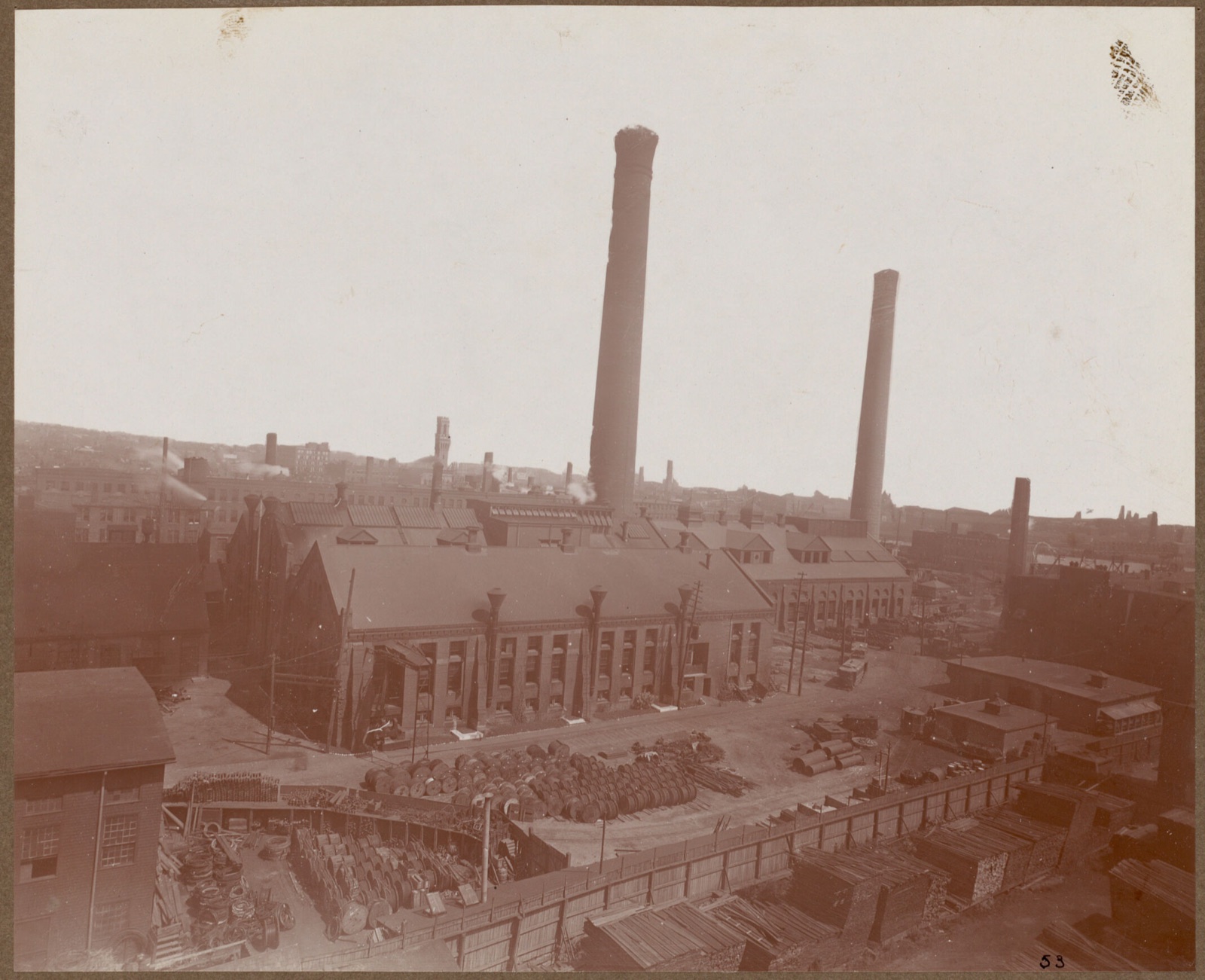 Boston Elevated Railway Central Power Station, 1909